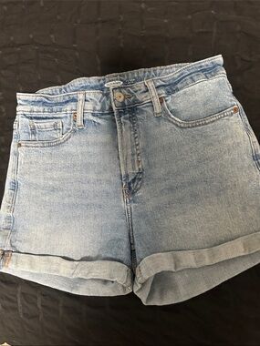 Old Navy OG High-Rise Light Wash Denim Shorts - Light Blue sz 8
